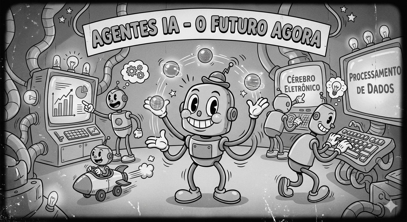Agentes de IA deixaram de ser assistentes: agora são a engrenagem central