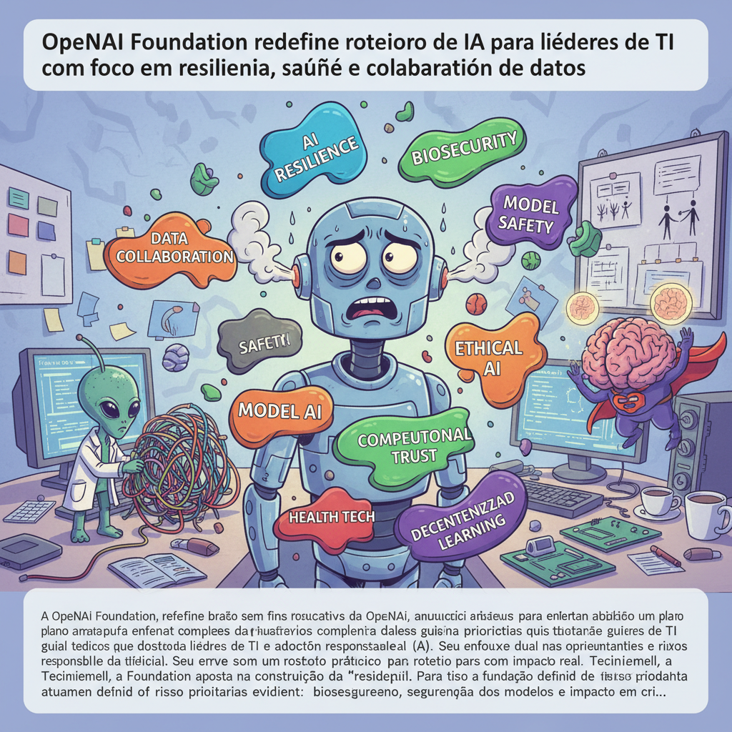 OpenAI Foundation redefine roteiro de IA para líderes de TI com foco em resiliência, saúde e colaboração de dados