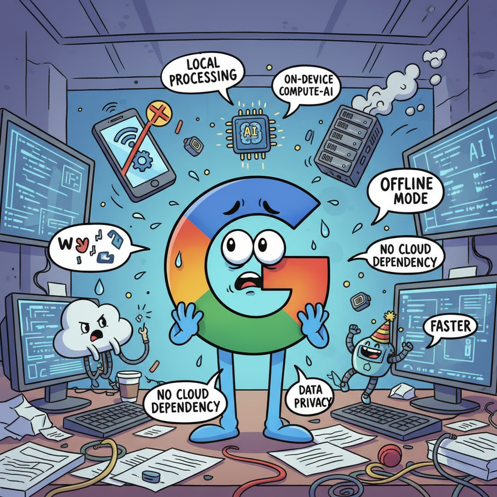 Google e a nova era da IA offline: o futuro está no processamento local